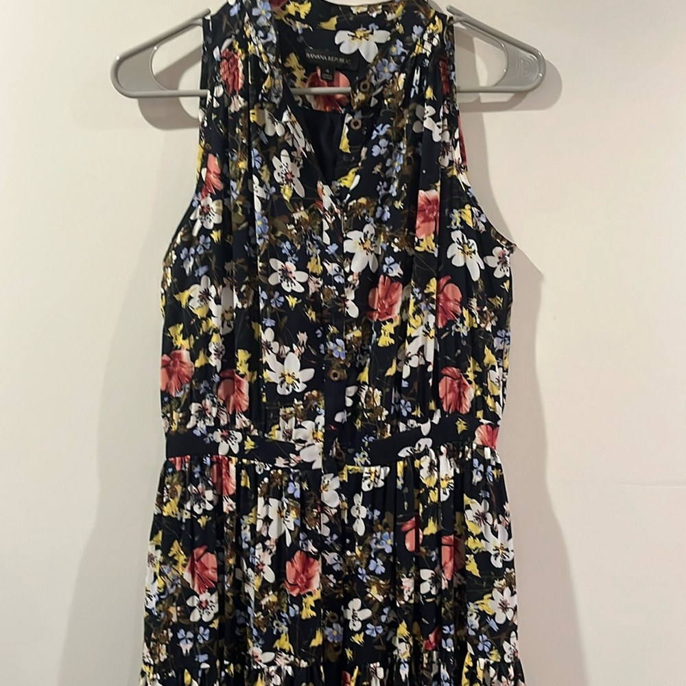 Banana republic long boho floral dress size 4